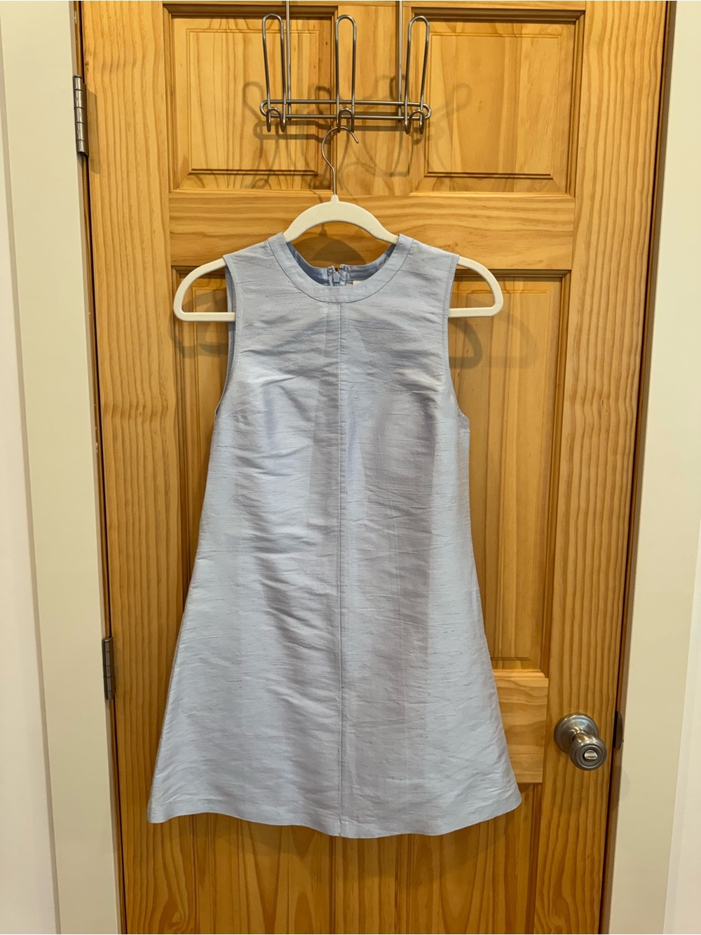 Julia Amory Silk Duponi Baby Jane Dress